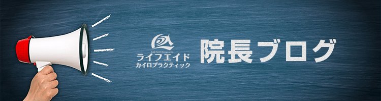 大田区西馬込のライフエイドカイロプラクティックの院長ブログ